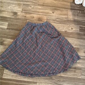 Gray Pleated Midi Skirt for Casual and Work